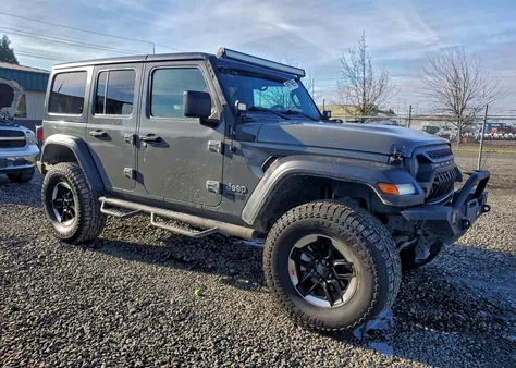 2021 Jeep Wrangler Unlimited Sport from USA, damaged, VIN 1C4HJXDN1MW592624